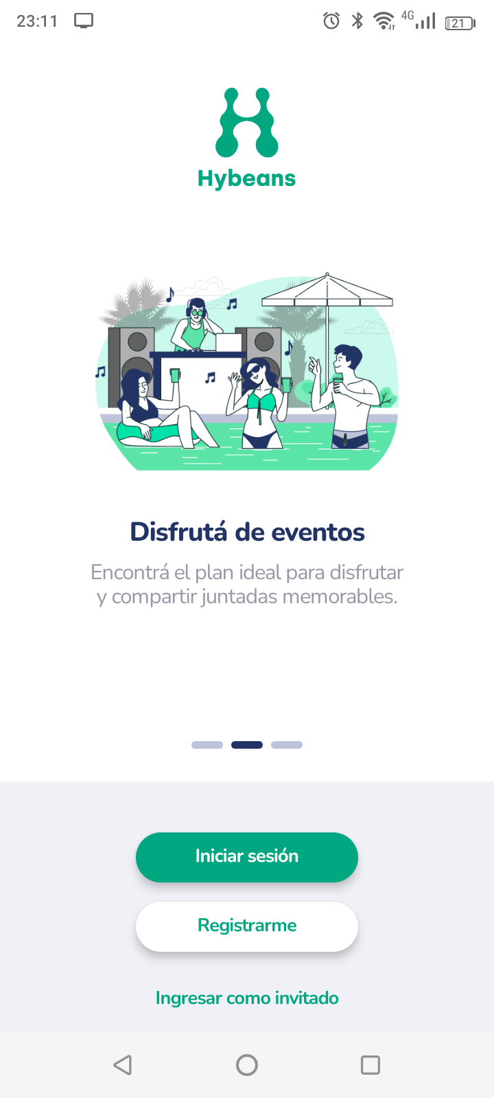 Hybeans App screenshot 1