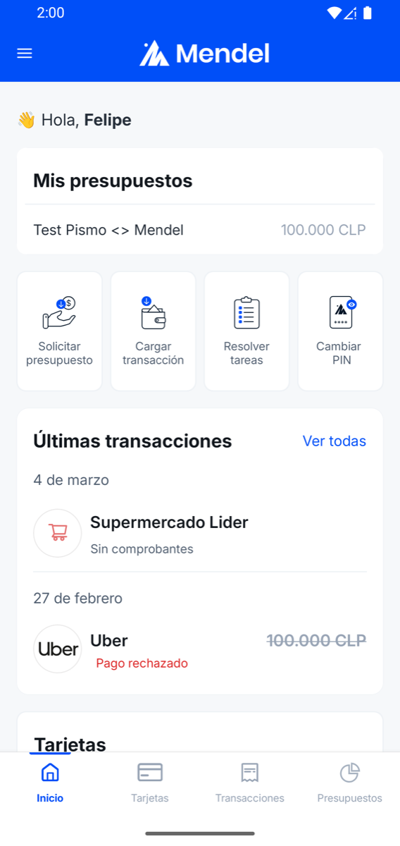 Mendel screenshot 1