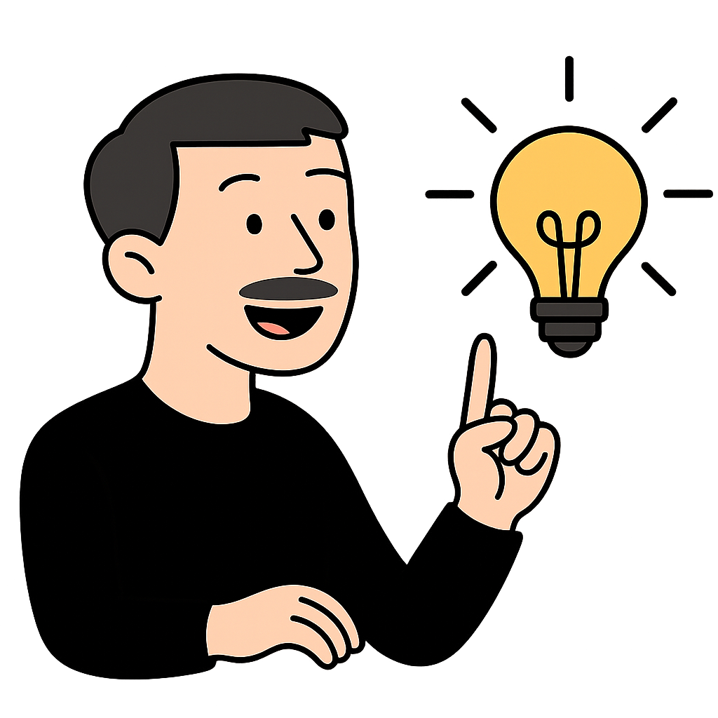 Illustration of Luis reading a book